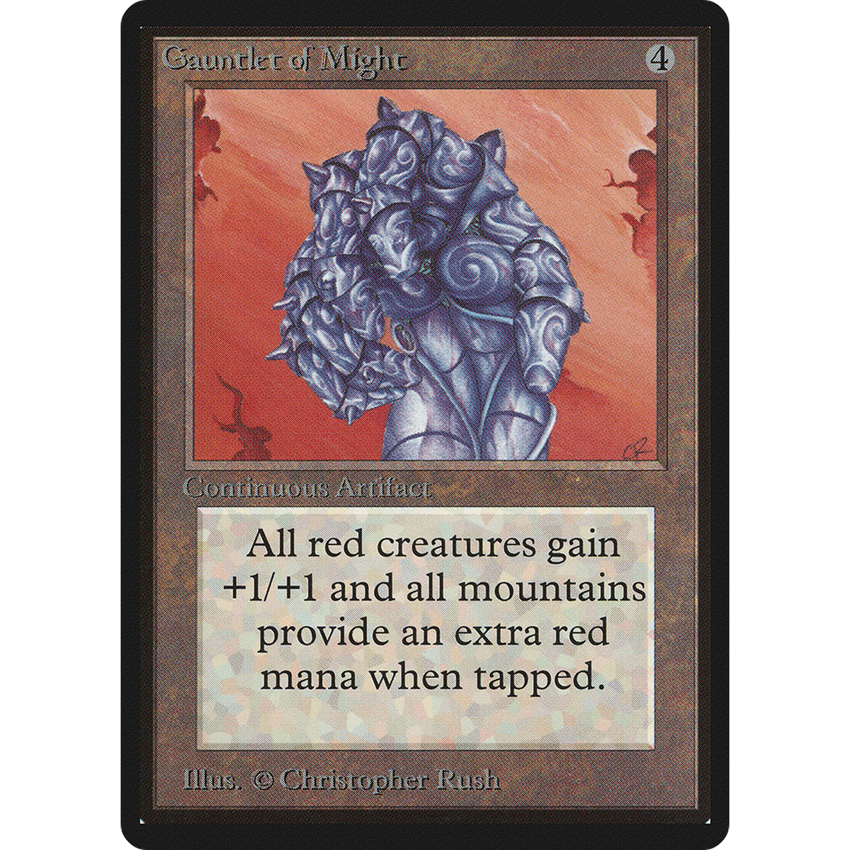 Magic The Gathering Gauntlet Of Might [Limited Edition Beta]