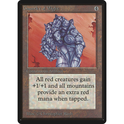 Magic The Gathering Gauntlet Of Might [Limited Edition Beta]