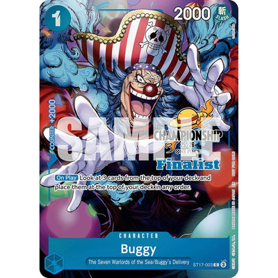 One Piece TCG Buggy (Cs 25-26 Finalist Card Set 1) (St17-003) [One Piece Promotion Cards] Foil
