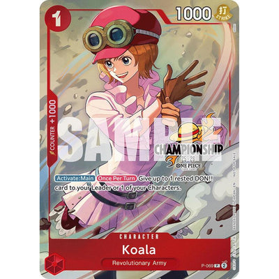 One Piece TCG Koala (Cs 25-26 Event Pack Finalist Ver.) (P-069) [One Piece Promotion Cards] Foil