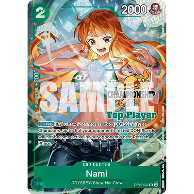 One Piece TCG Nami (Cs 25-26 Top Player Pack) (Op10-033) [One Piece Promotion Cards] Foil