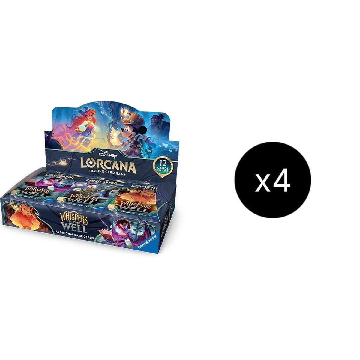 Disney Lorcana Whispers In The Well - Booster Box Case