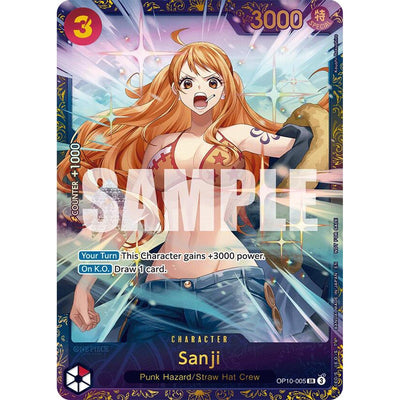 One Piece TCG Sanji (Treasure Cup 2025) (Op10-005) [One Piece Promotion Cards] Foil