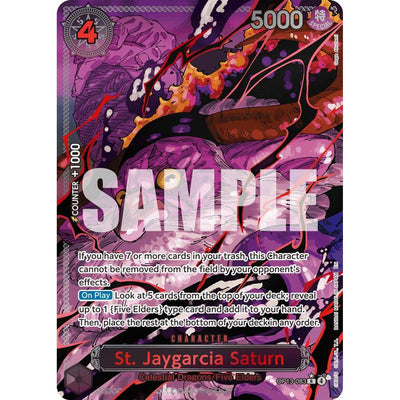 One Piece TCG St. Jaygarcia Saturn (Parallel) (Op13-083) [Carrying On His Will] Foil