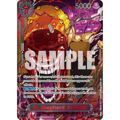 One Piece TCG St. Shepherd Ju Peter (Parallel) (Op13-084) [Carrying On His Will] Foil