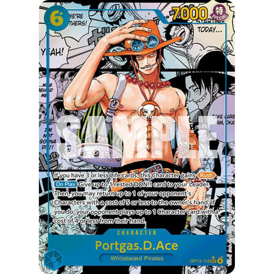One Piece TCG Portgas.D.Ace (119) (Manga) (Op13-119) [Carrying On His Will] Foil