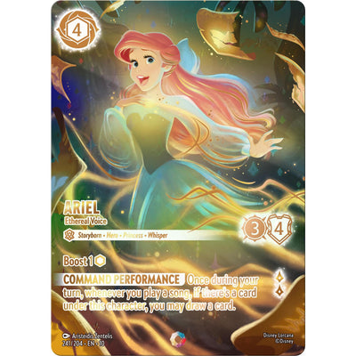 Disney Lorcana Ariel - Ethereal Voice (Iconic) (241/204) [Whispers In The Well] Holofoil