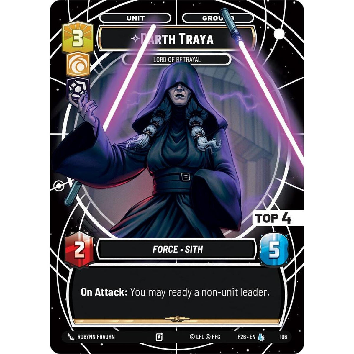Sports Darth Traya - Lord Of Betrayal (Top 4) (106) (106) [Sector And Regional Promos: Season 1]