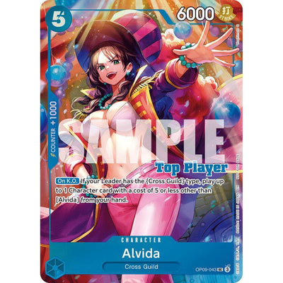 One Piece TCG Alvida (Cs 25-26 Top Player Pack Vol. 2) (Op09-043) [One Piece Promotion Cards] Foil