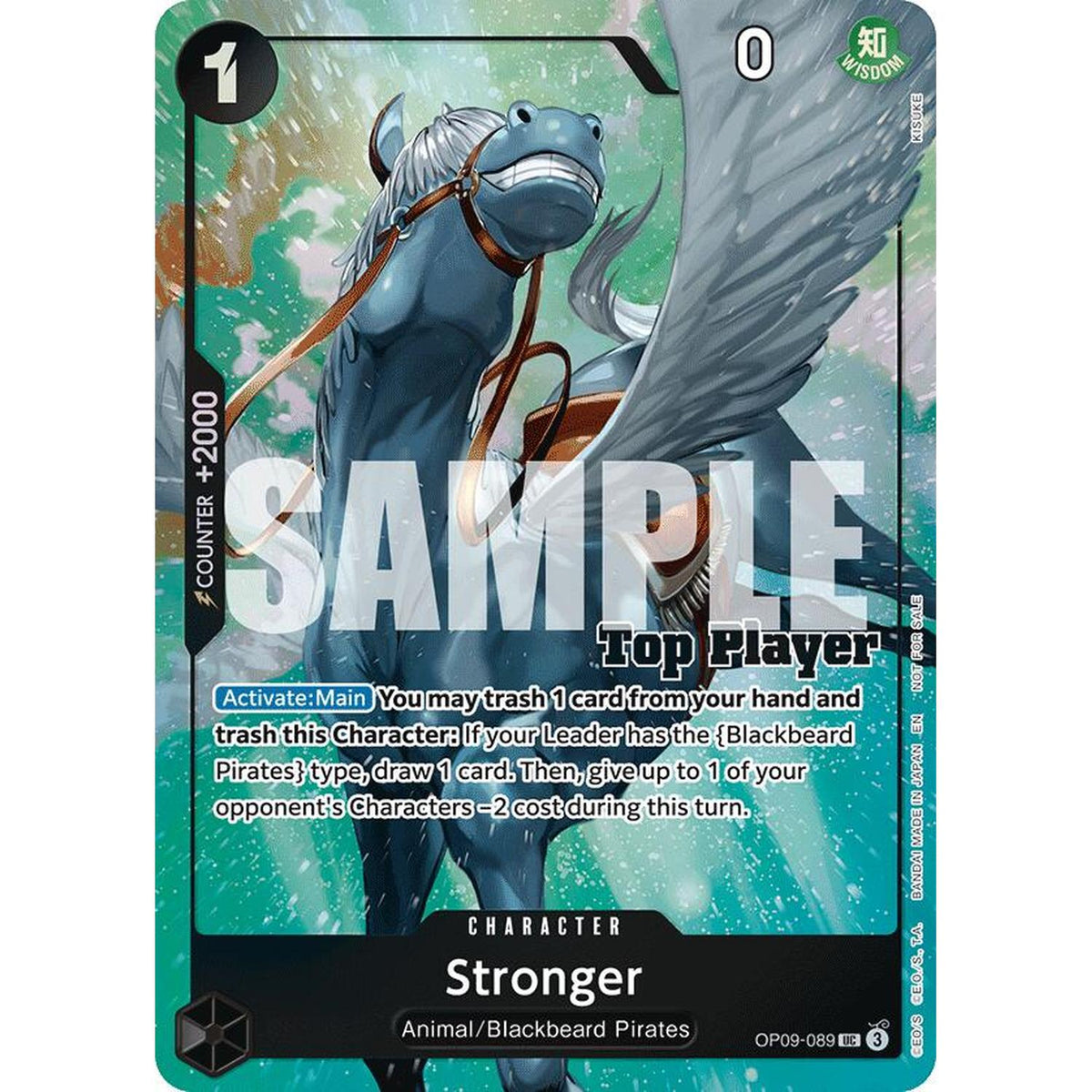 One Piece TCG Stronger (Cs 25-26 Top Player Pack Vol. 2) (Op09-089) [One Piece Promotion Cards] Foil