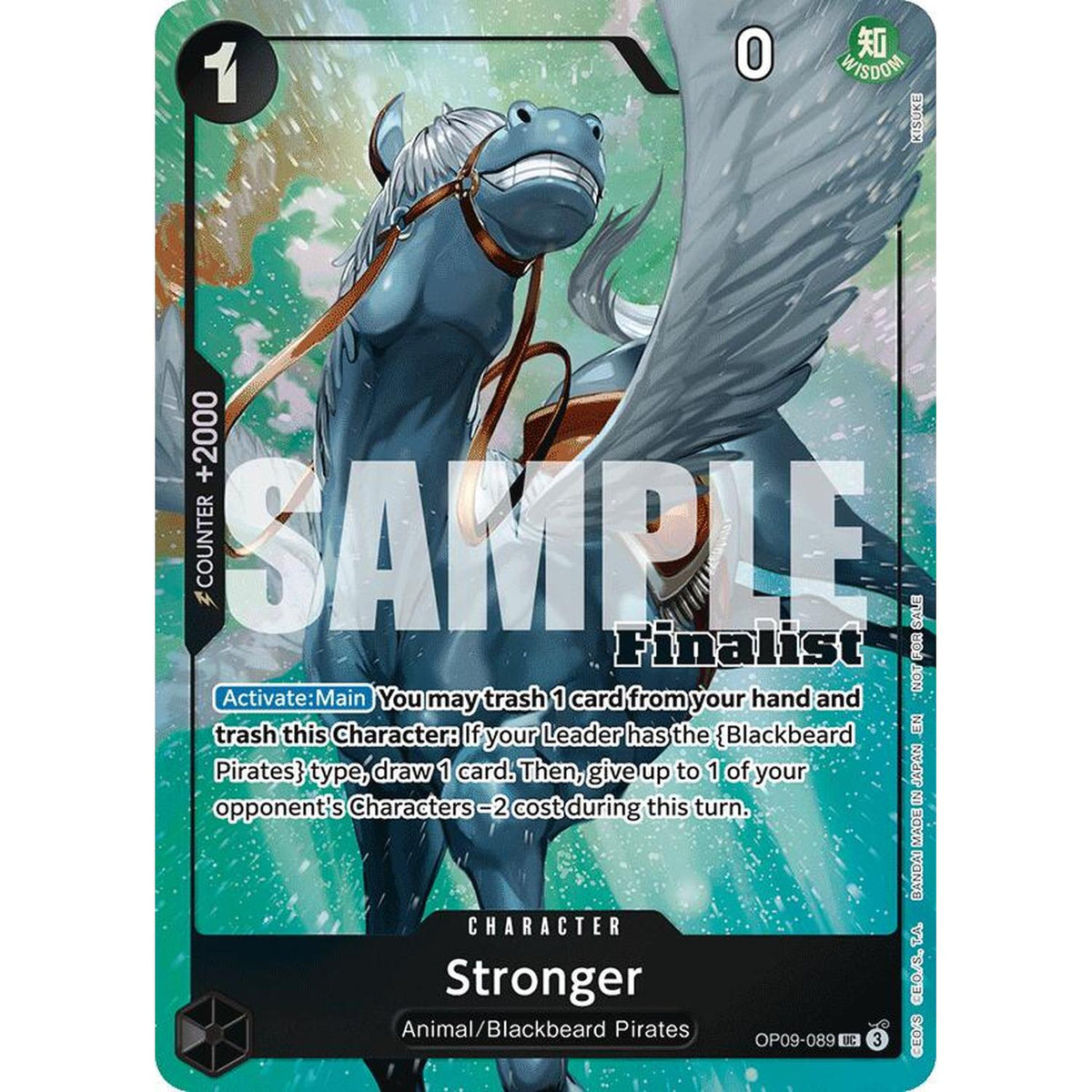 One Piece TCG Stronger (Cs 25-26 Finalist Card Set 2) (Op09-089) [One Piece Promotion Cards] Foil