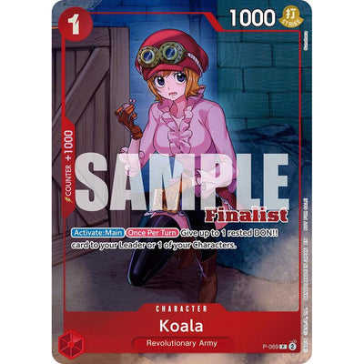 One Piece TCG Koala (Cs 25-26 Finalist Card Set 2) (P-069) [One Piece Promotion Cards] Foil