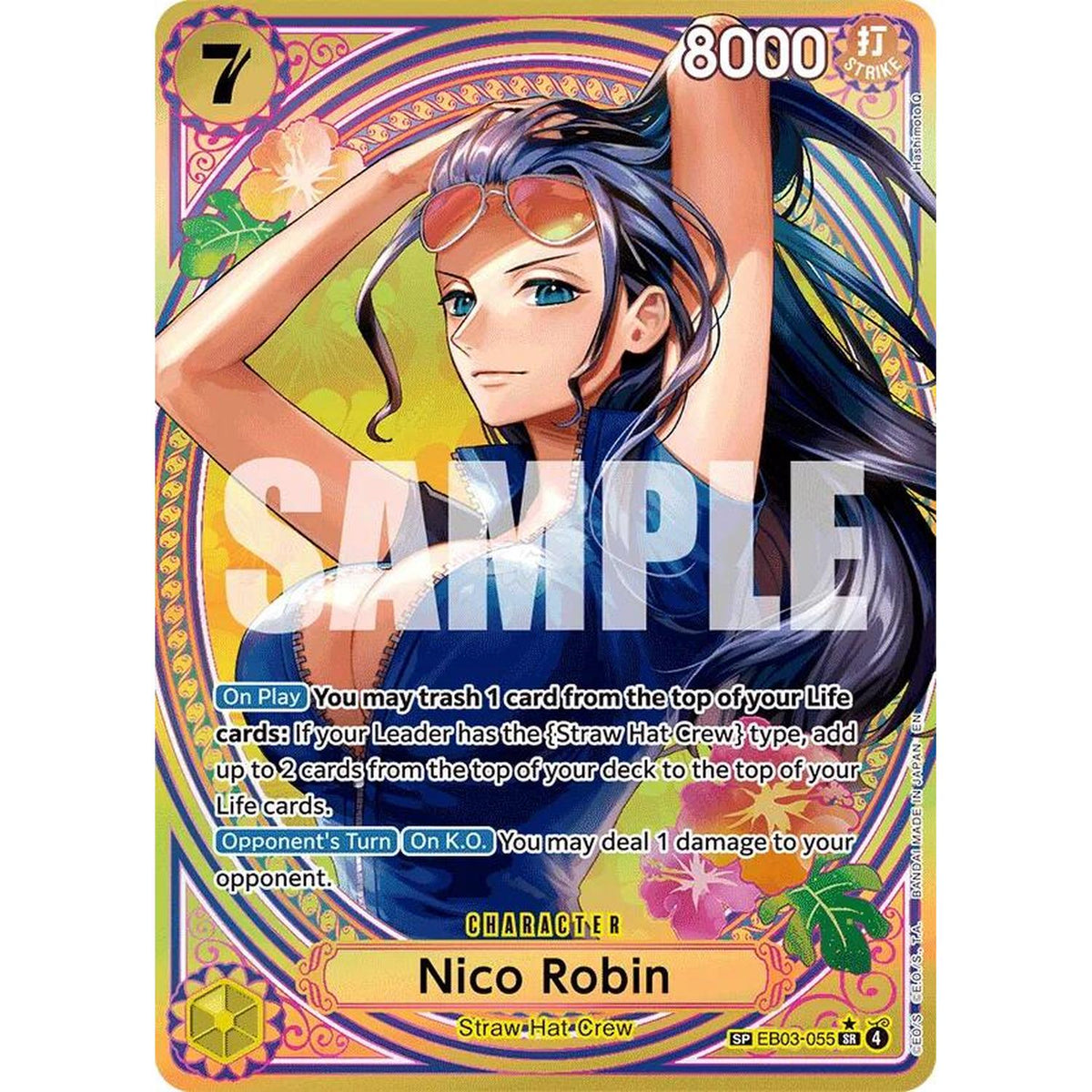 One Piece TCG Nico Robin (055) (SP) (Eb03-055) [Extra Booster: One Piece Heroines Edition] Foil