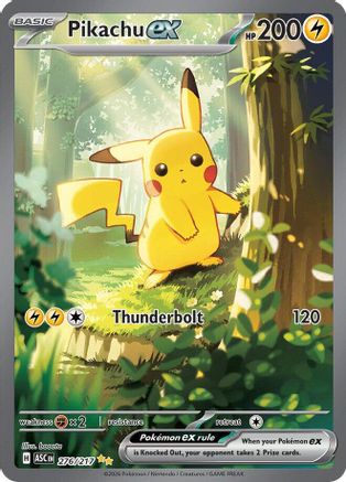 Pikachu Ex - 276/217 276 - Me Ascended Heroes Holofoil
