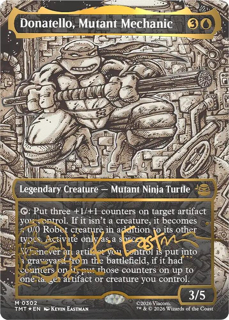 Donatello, Mutant Mechanic (Borderless) (Gold-Stamped Signature) - Teenage Mutant Ninja Turtles (Tmt)