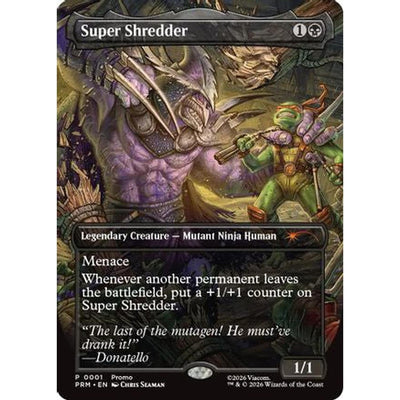 Magic The Gathering Super Shredder (Borderless) [Unique And Miscellaneous Promos]