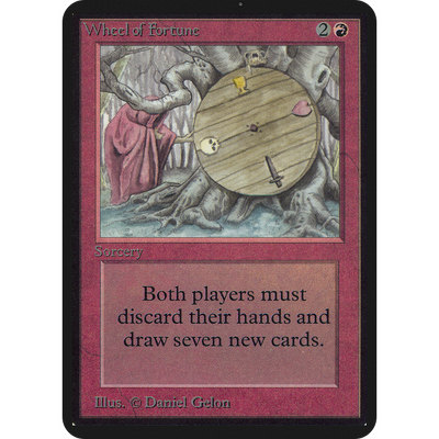 Magic The Gathering Wheel Of Fortune [Limited Edition Alpha]