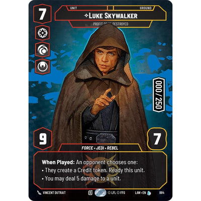 Sports Luke Skywalker - Profit Or Be Destroyed (Serialized) (884) (884) [A Lawless Time]