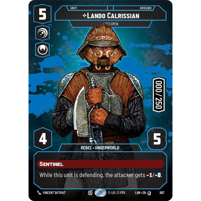 Sports Lando Calrissian - Eyes Open (Serialized) (887) (887) [A Lawless Time]