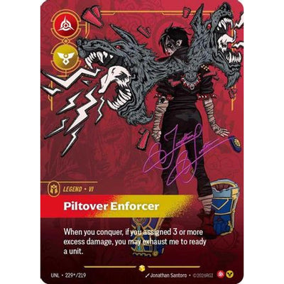 Sports Vi - Piltover Enforcer (Signature) (229*/219) [Unleashed] Foil