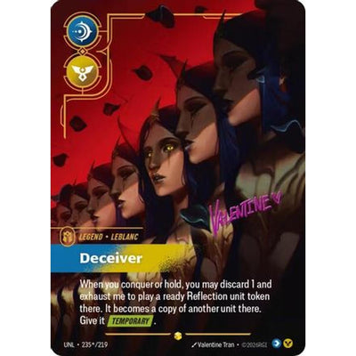 Sports Leblanc - Deceiver (Signature) (235*/219) [Unleashed] Foil