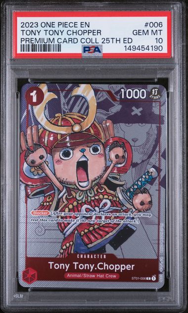 Pokémon PSA 10 Tony Tony Chopper