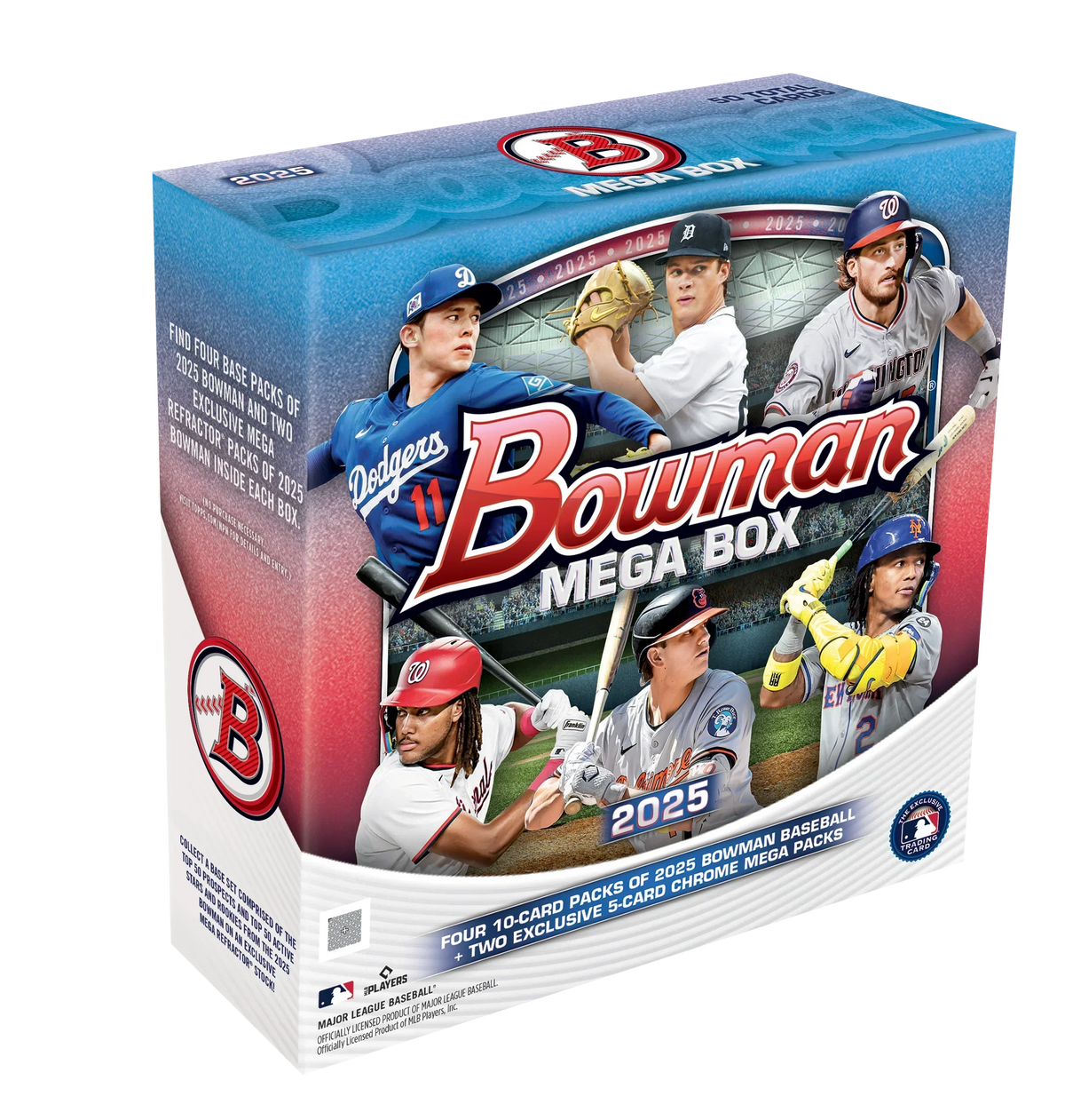 Baseball Topps 2025 Bowman Baseball Mega 20 Box Case