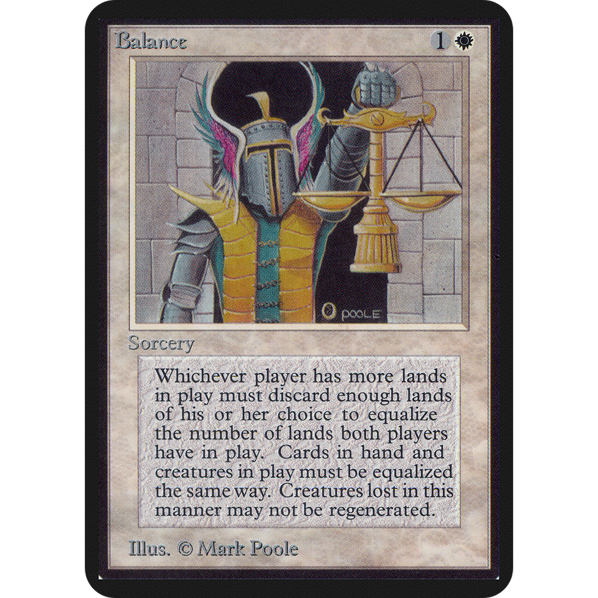 Magic The Gathering Balance [Limited Edition Alpha]