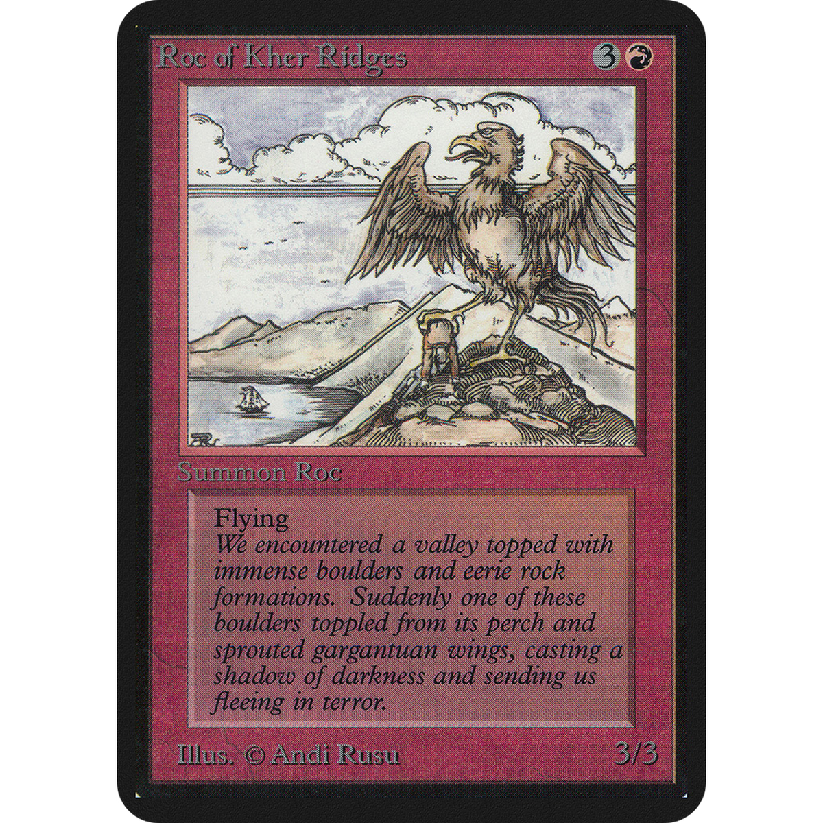 Magic The Gathering Roc Of Kher Ridges [Limited Edition Alpha]