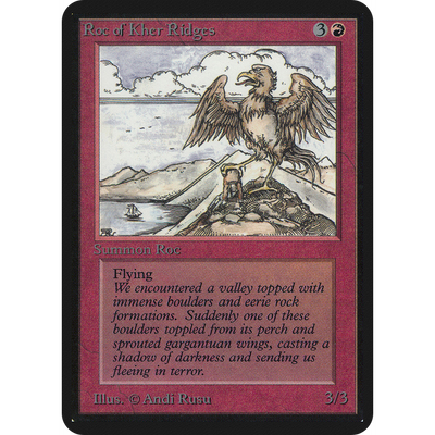 Magic The Gathering Roc Of Kher Ridges [Limited Edition Alpha]