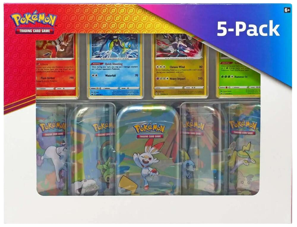 Sports Galar Pals Mini Tins 5-Pack