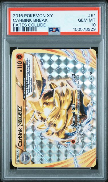 Sports PSA 10 Carbink Break Fates Collide