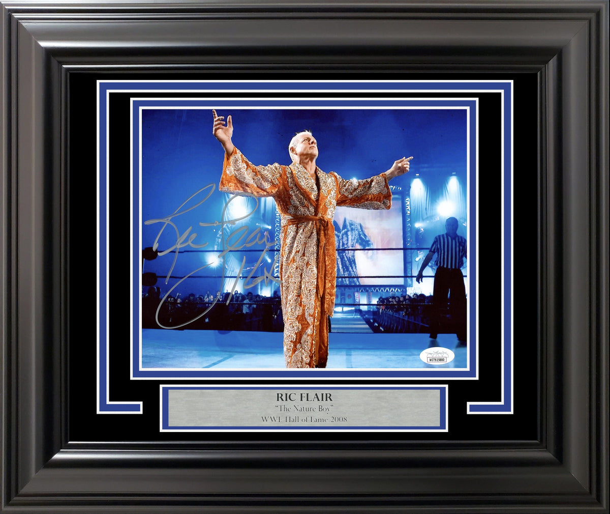 Ric Flair Autographed Framed 8X10 Photo "16X" Jsa Stock #206935