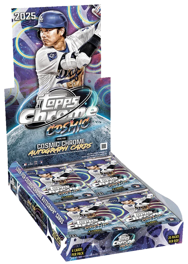 Pokémon Topps 2025 Topps Cosmic Chrome Baseball Hobby Box