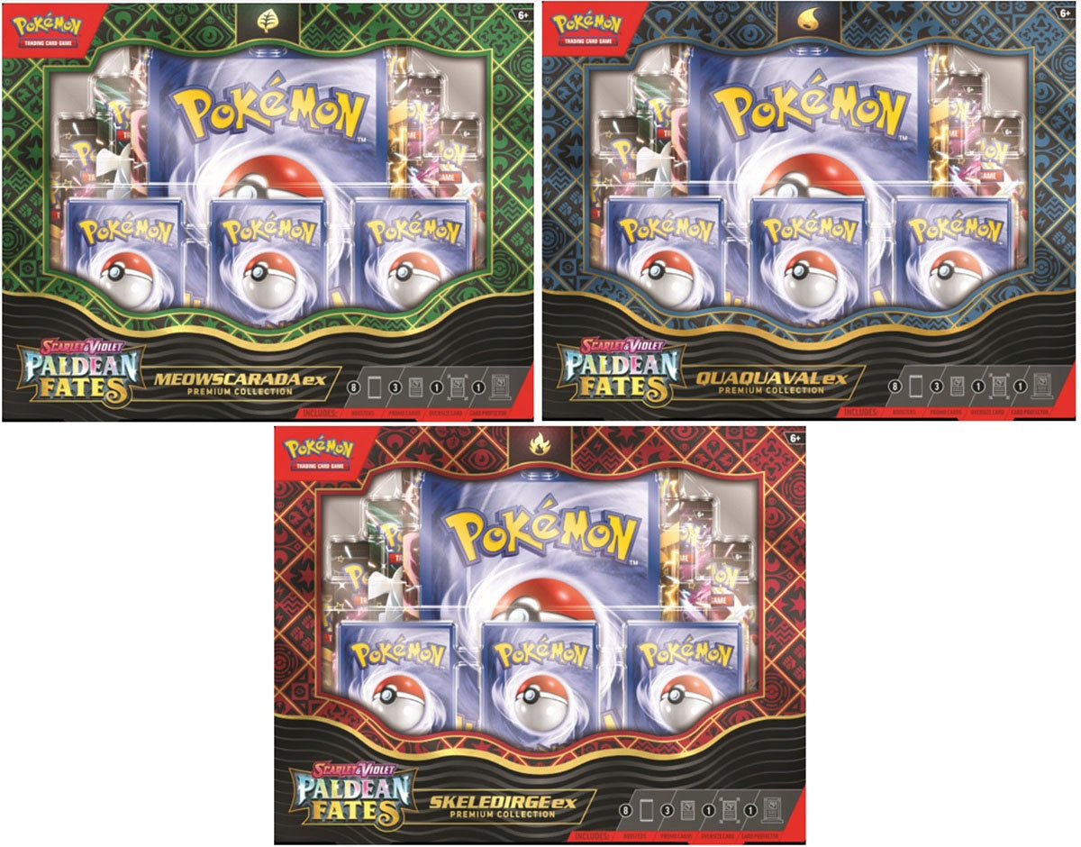 Pokémon Pokemon Scarlet & Violet Paldean Fates EX Premium Collection Box