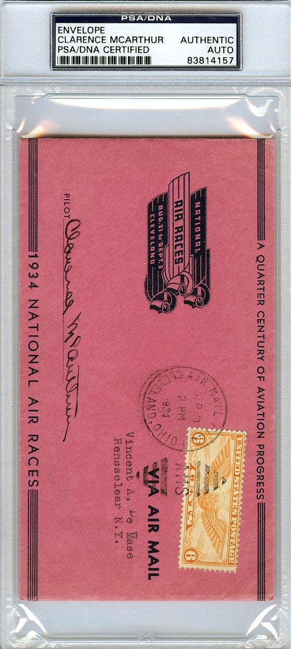 Clarence Mcarthur Autographed Envelope PSA/Dna #83814157