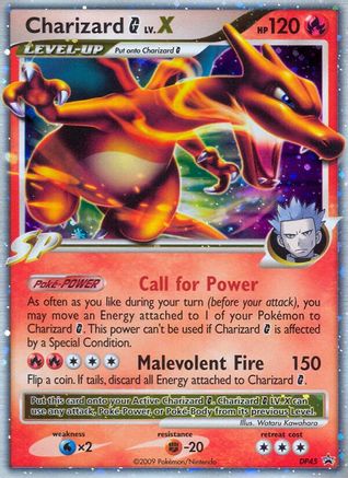 Pokémon Charizard G Lv.X (Dp45/56) - Diamond And Pearl Promos Holofoil