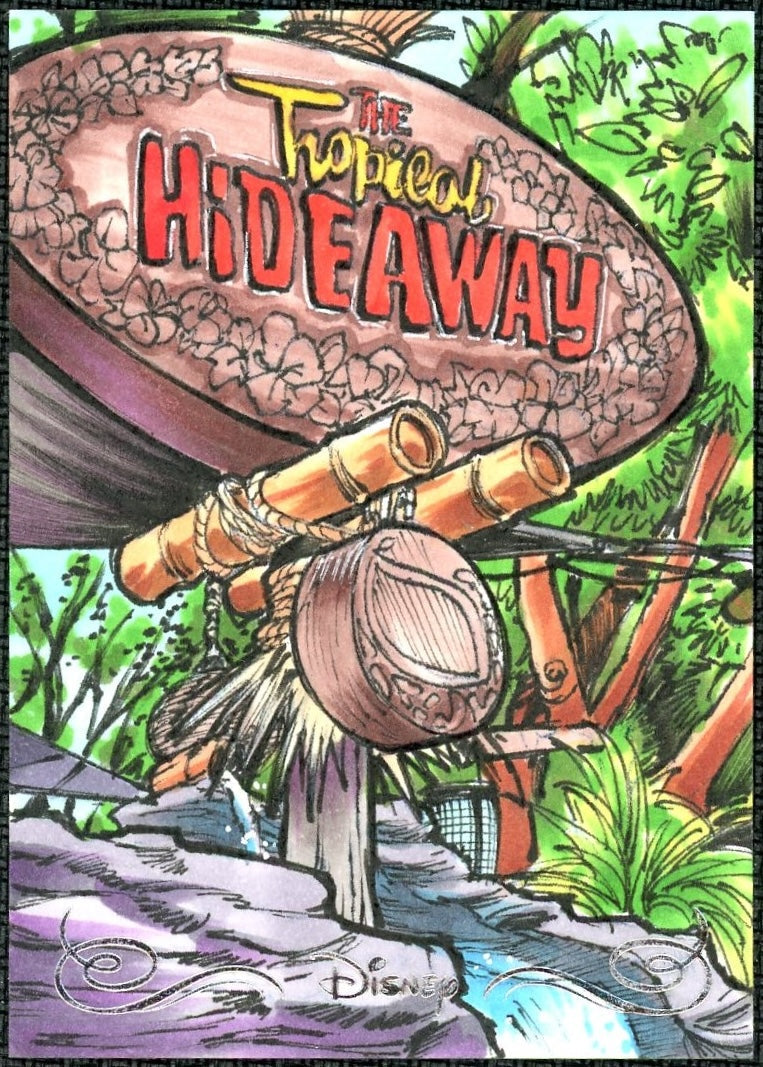 Sports Topps Topps 2025 Disneyland 70th The Tropical Hideaway Sketch