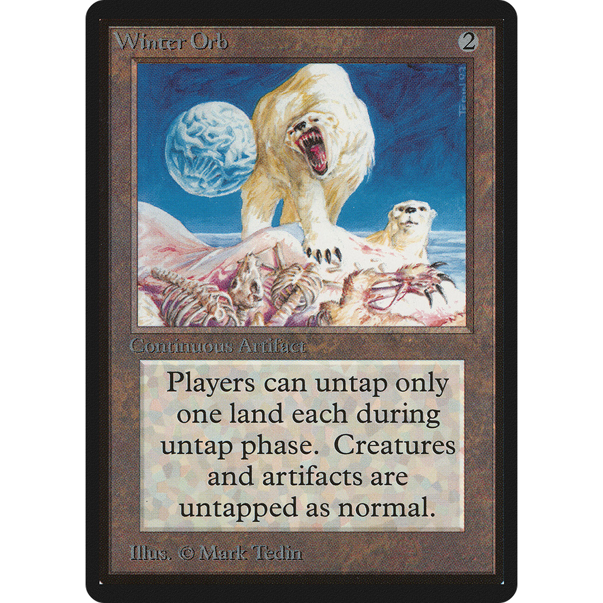 Magic The Gathering Winter Orb [Limited Edition Beta]
