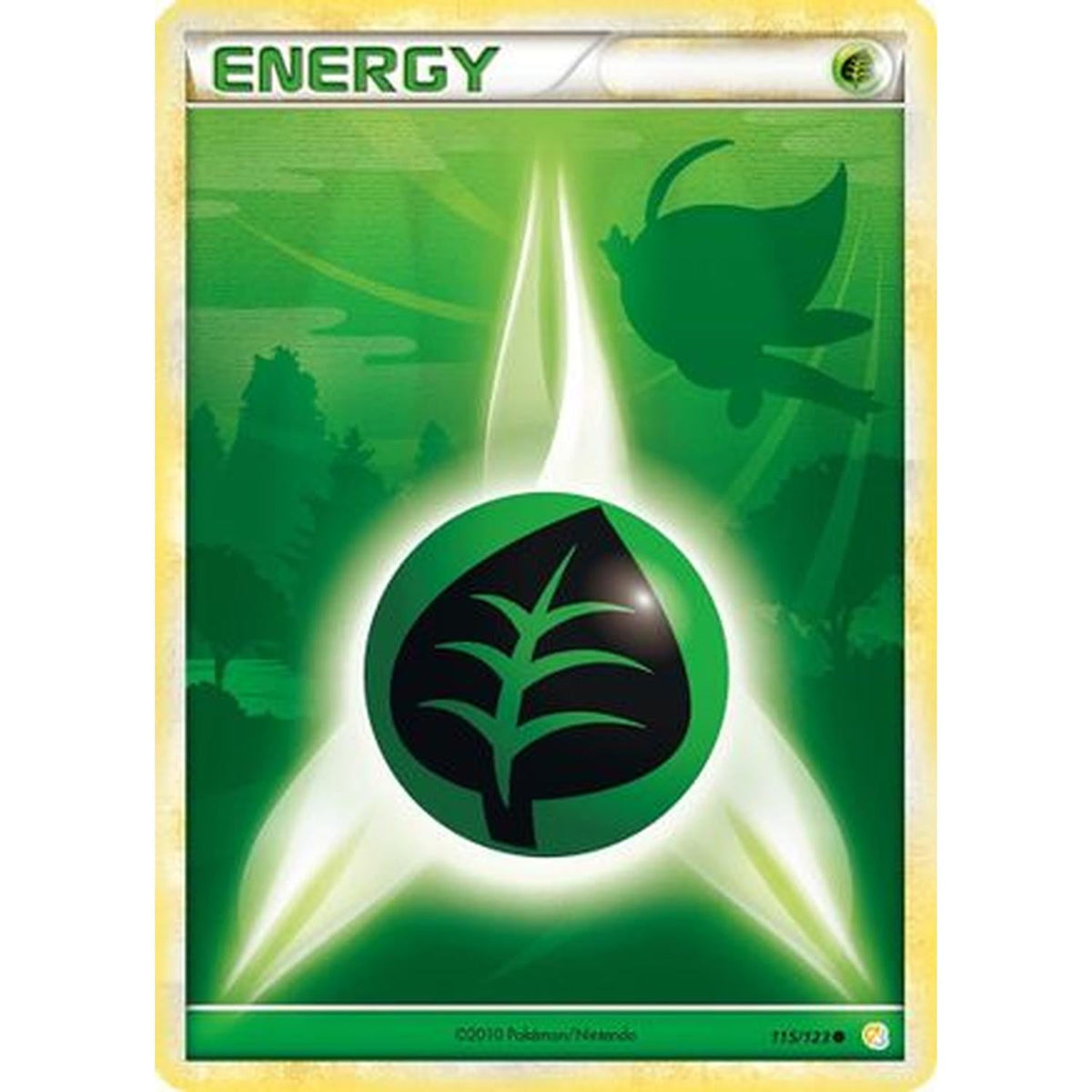 Pokémon Grass Energy 115 [Heartgold Soulsilver] - Reverse Holofoil