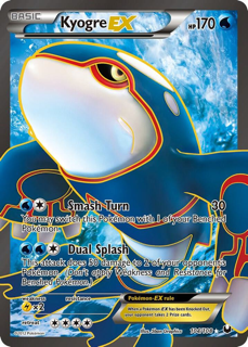 Pokémon Kyogre EX (104 Full Art) - Dark Explorers (Dex)