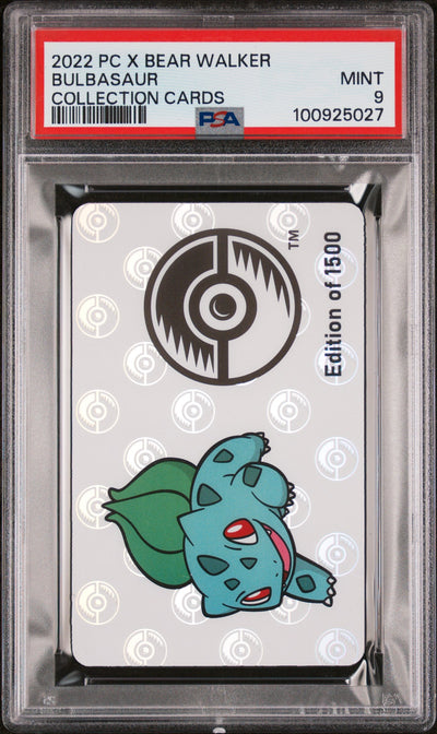 Pokémon PSA 9 Bulbasaur 2022 Pc X Bear Walker