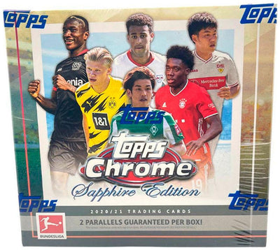 Soccer Topps 2020-21 Topps Chrome Bundesliga Soccer Sapphire Edition Box