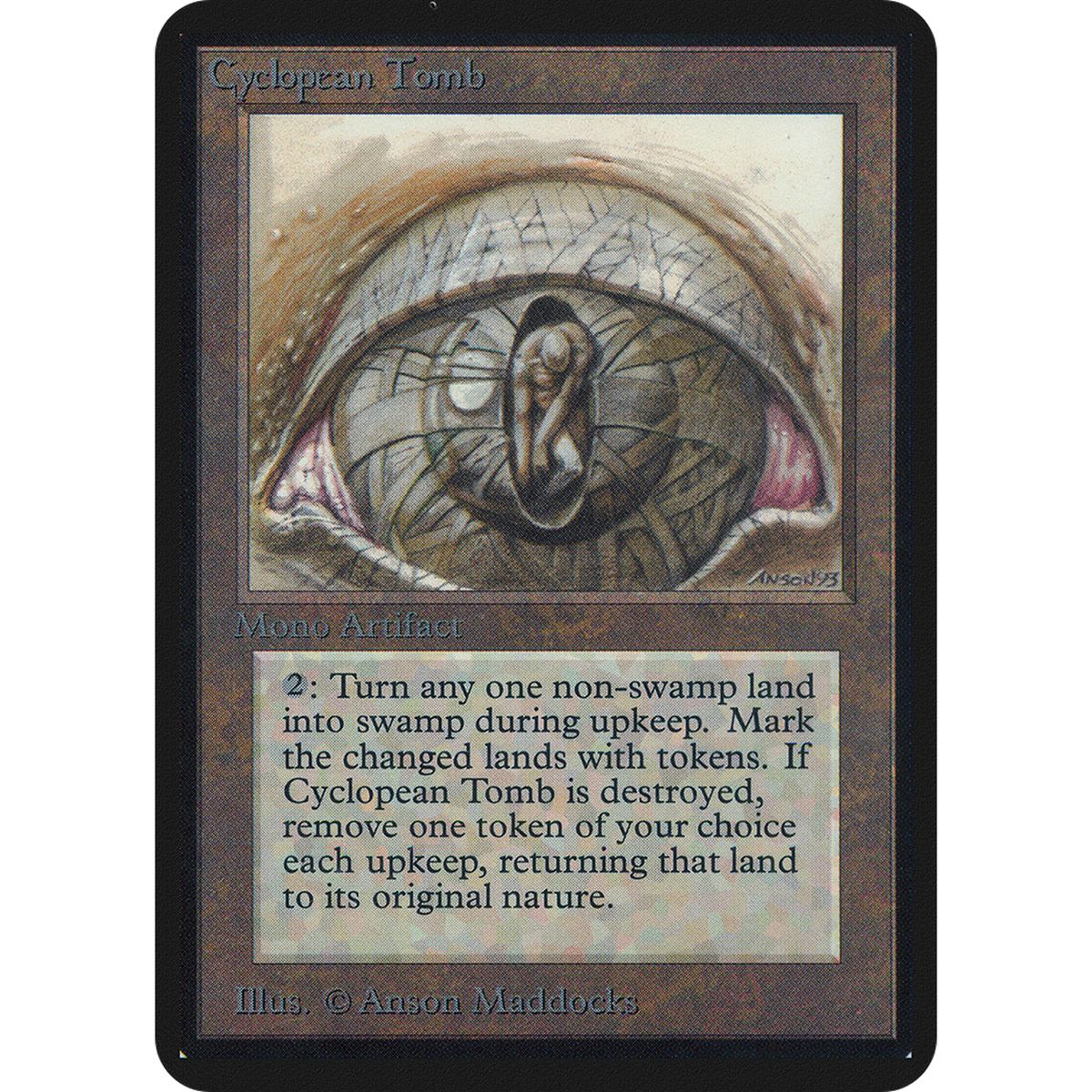 Magic The Gathering Cyclopean Tomb [Limited Edition Alpha]
