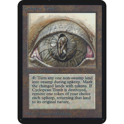 Magic The Gathering Cyclopean Tomb [Limited Edition Alpha]