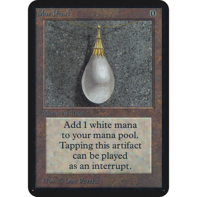 Magic The Gathering Mox Pearl [Limited Edition Alpha]
