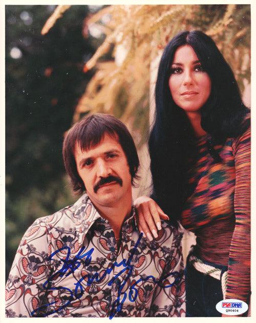 Sonny Bono Autographed 8X10 Photo PSA/Dna #Q90404