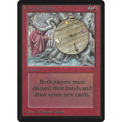 Magic The Gathering Wheel Of Fortune [Limited Edition Beta]