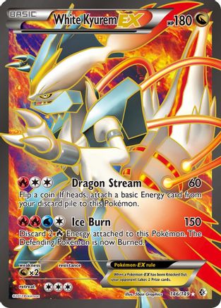 Pokémon White Kyurem EX (Full Art) (146/149) - Boundaries Crossed Holofoil