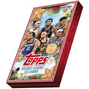 Basketball Topps 2025-26 Topps Basketball Holiday Countdown Calander 8 Box Case